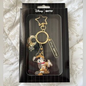 Enesco Disney Britto Midas Fantasia Sorcerer Mickey Mouse Keychain